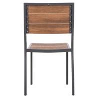 ΚΑΡΕΚΛΑ ΑΛΟΥΜΙΝΙΟΥ SAGA HM6063.02 ΣΚΟΥΡΟ ΓΚΡΙ ΜΕ POLYWOOD 46x52x86Υεκ.