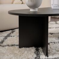 Τραπέζι σαλονιού Tabletod pakoworld σε μαύρη απόχρωση 119x60x40εκ