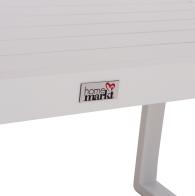 ΤΡΑΠΕΖΑΚΙ ΞΑΠΛΩΣΤΡΑΣ SENTRY HM6275.01 ΑΛΟΥΜΙΝΙΟ ΣΕ ΛΕΥΚΟ 87x43,5x45Υεκ.