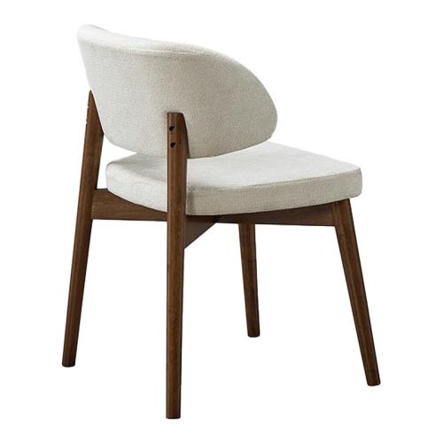 Τραπεζαρία Eleganza-Siena pakoworld σετ 7τεμ mdf σε καρυδί-εκρού απόχρωση 180x99x75.8εκ