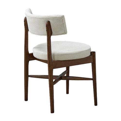 Τραπεζαρία Eleganza-Raudi pakoworld σετ 7τεμ mdf σε καρυδί-εκρού απόχρωση 180x99x75.8εκ