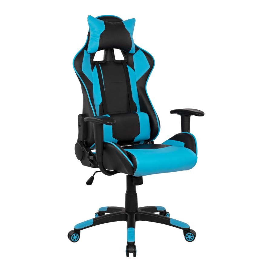 ΠΟΛΥΘΡΟΝΑ GAMING DARIUS HM1072.08 ΜΑΥΡΗ-ΣΙΕΛ 66,5x70x(122-129) cm ΠΟΛΥΘΡΟΝΑ GAMING DARIUS HM1072.08 ΜΑΥΡΗ-ΣΙΕΛ 66,5x70x(122-129) cm