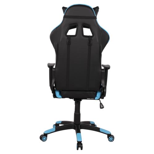 ΠΟΛΥΘΡΟΝΑ GAMING DARIUS HM1072.08 ΜΑΥΡΗ-ΣΙΕΛ 66,5x70x(122-129) cm