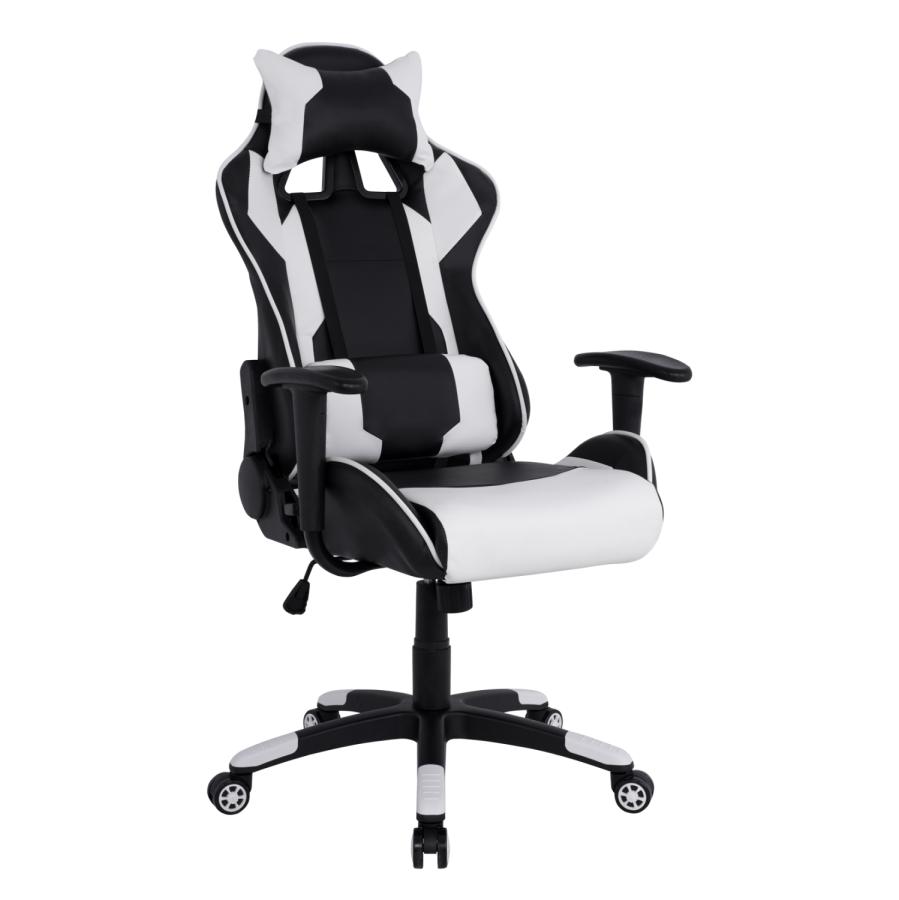 ΠΟΛΥΘΡΟΝΑ GAMING DARIUS HM1072.04 ΜΑΥΡΗ-ΛΕΥΚΗ 66,5x70x(122-129) cm ΠΟΛΥΘΡΟΝΑ GAMING DARIUS HM1072.04 ΜΑΥΡΗ-ΛΕΥΚΗ 66,5x70x(122-129) cm