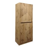 Παπουτσοθήκη-ντουλάπι Kebell pakoworld σε oak απόχρωση 71x41.5x180.4εκ