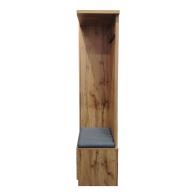 Έπιπλο εισόδου Zomie pakoworld σε oak απόχρωση 131x41.5x180.4εκ