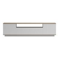 Έπιπλο τηλεόρασης Winey pakoworld σε sonoma-λευκή απόχρωση 180x44.5x44.5εκ