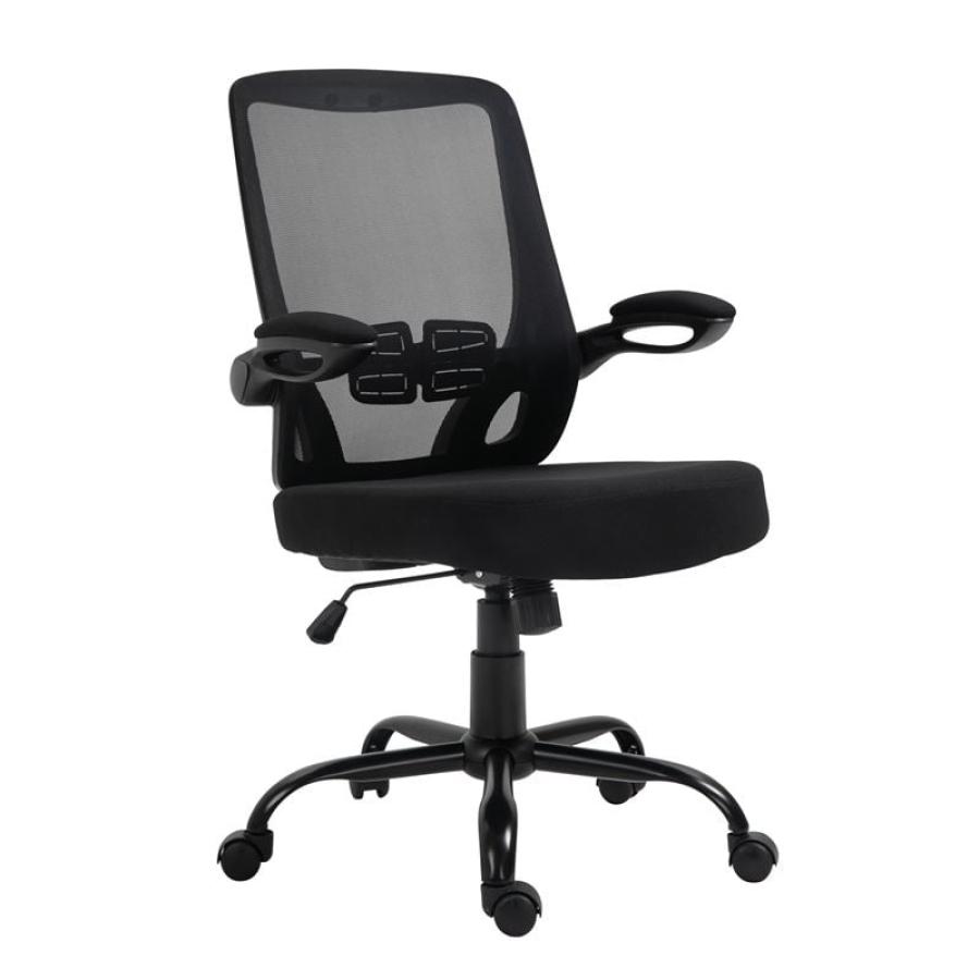 BF2930W Πολυθρόνα Γραφείου Ανακλινόμενα Μπράτσα, Μέταλλο Βάση, Mesh - Ύφασμα Μαύρο BF2930W Πολυθρόνα Γραφείου Ανακλινόμενα Μπράτσα, Μέταλλο Βάση, Mesh - Ύφασμα Μαύρο