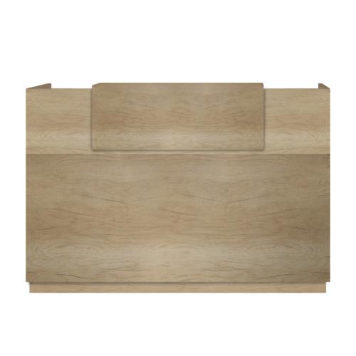 Γραφείο reception Lotus pakoworld σε χρώμα φυσικό 180x70x110εκ