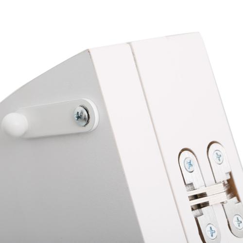 Τραπέζι πτυσσόμενο Talen pakoworld σε λευκή απόχρωση Φ80x74εκ