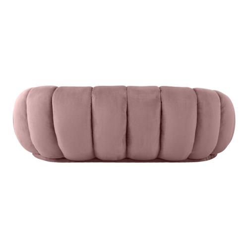 Καναπές Embrace pakoworld βελούδο σε σάπιο μήλο απόχρωση 180x105x65εκ