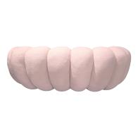 Καναπές Embrace pakoworld μπουκλέ ύφασμα σε ροζ απόχρωση 180x105x65εκ