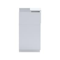 Γραφείο reception Lotus pakoworld σε λευκή απόχρωση  140x70x110εκ