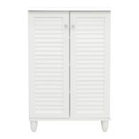 Παπουτσοθήκη-ντουλάπι Santo pakoworld 10 ζεύγων σε λευκή απόχρωση 60x34.5x91.5εκ