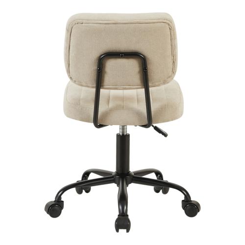 Καρέκλα γραφείου Warra pakoworld ύφασμα μπεζ 50x52x76-86εκ