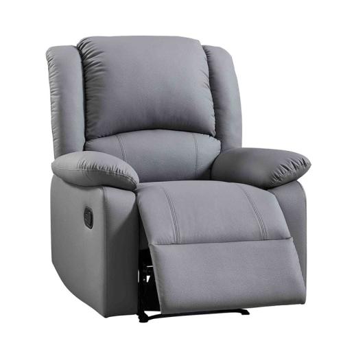 EVA Πολυθρόνα Relax Σαλονιού - Καθιστικού, PU Σκούρο Γκρι