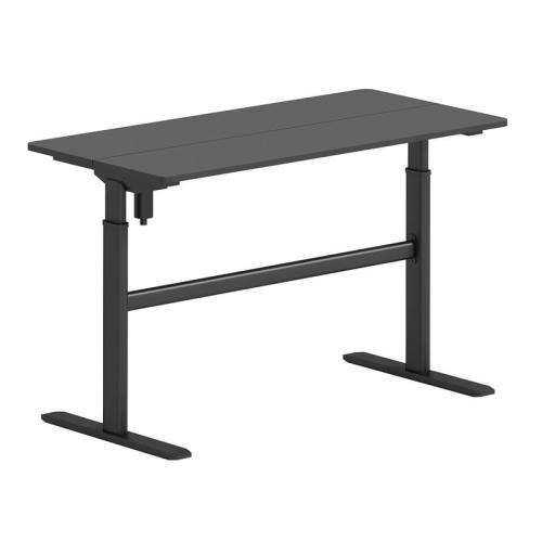 LEVEL Γραφείο Η/Υ Ηλεκτρικό Ρυθμιζόμενο, Πολλαπλών επιλογών ύψους, Μαύρο