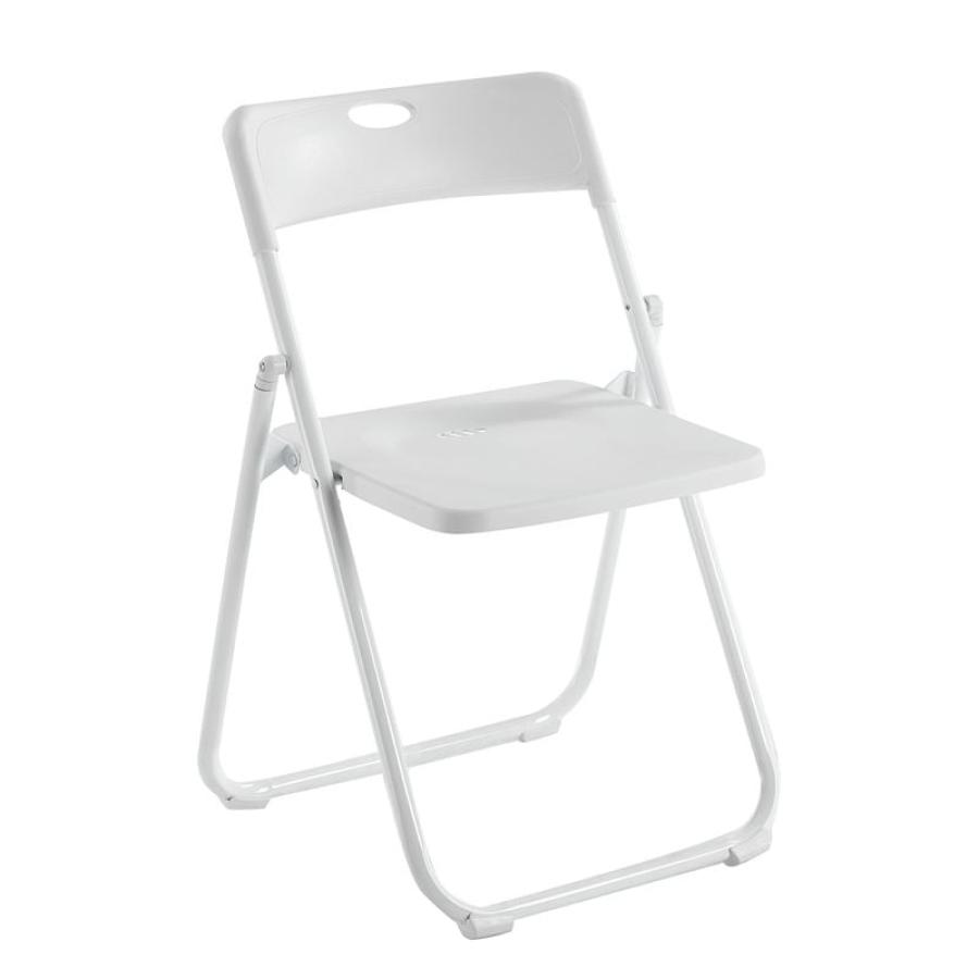 WENDY Καρέκλα Πτυσσόμενη, Μέταλλο Βαφή Άσπρο, PP Απόχρωση Άσπρο