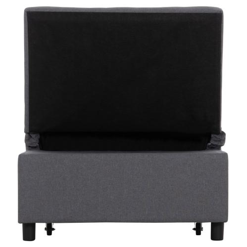 ΠΟΛΥΘΡΟΝΑ-ΚΡΕΒΑΤΙ LIBRE HM3295.01 ΓΚΡΙ ΥΦΑΣΜΑ 75x106x87Υεκ.