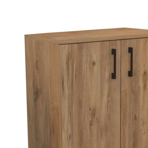Ντουλάπι Yven pakoworld oak μελαμίνης 65x32x83εκ