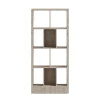 Βιβλιοθήκη Dividre pakoworld sonoma oak μελαμίνης 80x30x181εκ