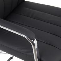 Καρέκλα γραφείου διευθυντή Morales pakoworld pu μαύρο 60x70x118-124εκ