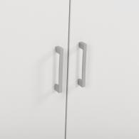 ΠΑΤΑΡΙ 2ΦΥΛΛΗΣ ΝΤΟΥΛΑΠΑΣ ΜΕΛΑΜΙΝΗΣ JASLYN HM350.05 ΣΕ ΧΡΩΜΑ ΛΕΥΚΟ 80,2x42x60Υεκ.