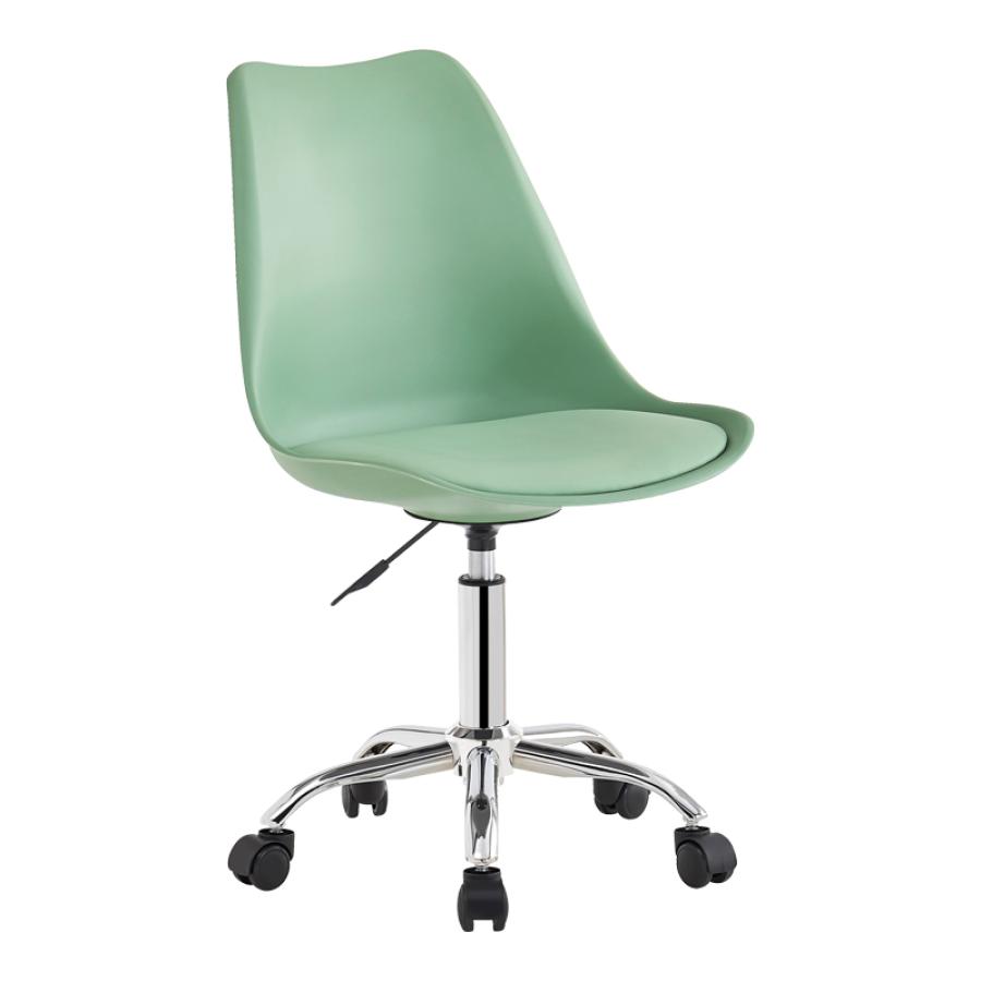 Καρέκλα γραφείου Gaston II pakoworld μέντα pp-pu 48x57x77-90εκ