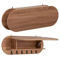 ΚΡΕΜΑΣΤΡΑ ΕΙΣΟΔΟΥ & ΚΛΕΙΣΤΟ ΡΑΦΙ STOR HM18078.02 ΜΕΛΑΜΙΝΗ SONAMA 84x15.5x28.5Υεκ