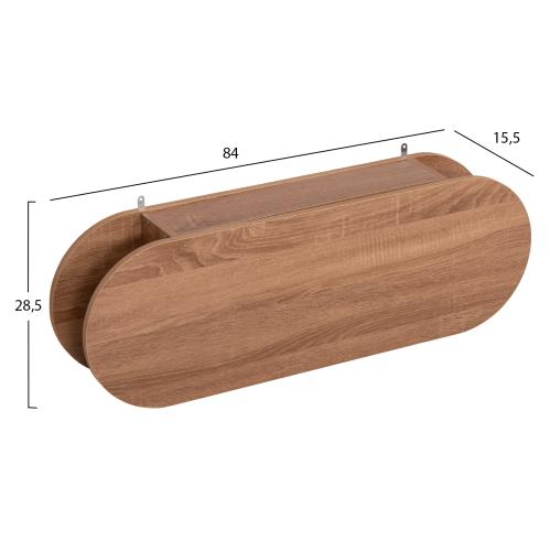 ΚΡΕΜΑΣΤΡΑ ΕΙΣΟΔΟΥ & ΚΛΕΙΣΤΟ ΡΑΦΙ STOR HM18078.02 ΜΕΛΑΜΙΝΗ SONAMA 84x15.5x28.5Υεκ