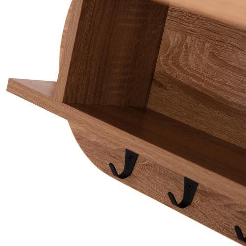 ΚΡΕΜΑΣΤΡΑ ΕΙΣΟΔΟΥ & ΚΛΕΙΣΤΟ ΡΑΦΙ STOR HM18078.02 ΜΕΛΑΜΙΝΗ SONAMA 84x15.5x28.5Υεκ