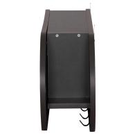 ΚΡΕΜΑΣΤΡΑ ΕΙΣΟΔΟΥ & ΚΛΕΙΣΤΟ ΡΑΦΙ STOR HM18078.03 ΜΕΛΑΜΙΝΗ ΣΚΟΥΡΟ ΓΚΡΙ 84x15.5x28.5Υεκ