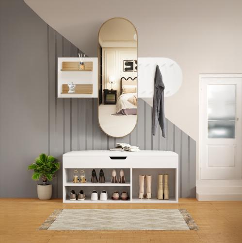 ΣΕΤ ΕΙΣΟΔΟΥ 2ΤΜΧ CHERYL HM21276.02 ΜΕΛΑΜΙΝΗ ΣΕ ΛΕΥΚΟ--SONAMA