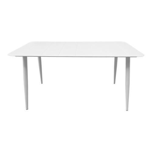 Τραπέζι Vista pakoworld αλουμίνιο σε λευκη απόχρωση 150x80x72εκ
