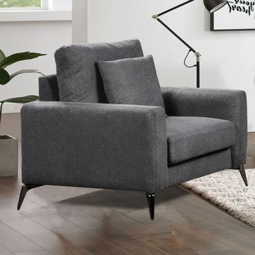 TIPO Πολυθρόνα Σαλονιού - Καθιστικού, Ύφασμα Γκρι