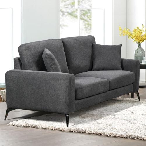 TIPO Kαναπές 2Θέσιος Σαλονιού- Καθιστικού, Ύφασμα Γκρι