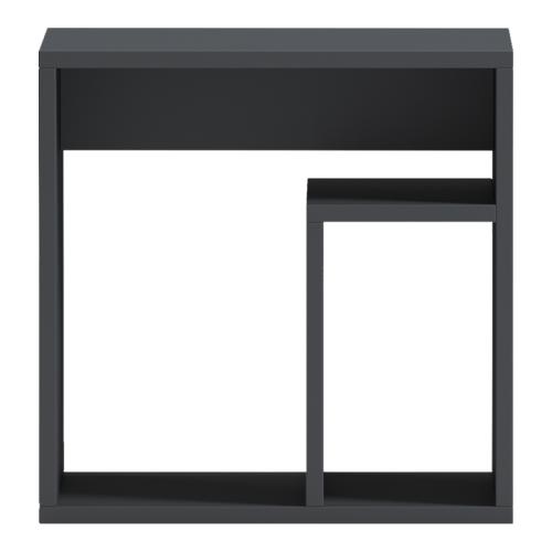 Βοηθητικό τραπέζι Doublo pakoworld ανθρακί 40x35x40εκ