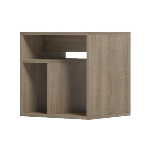 Βοηθητικό τραπέζι Doublo pakoworld sonoma 40x35x40εκ