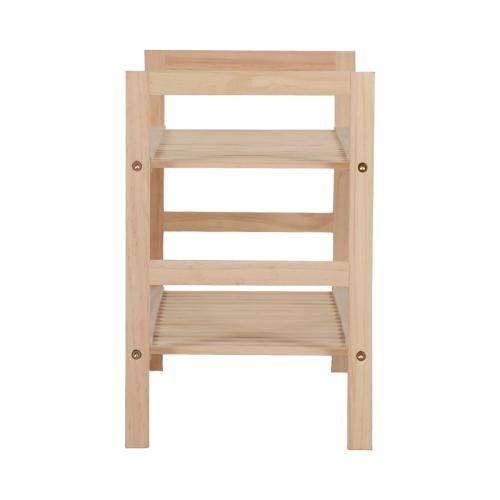 Παπουτσοθήκη Steper pakoworld 8 ζευγών ξύλο ελάτου σε φυσική απόχρωση 71x26x40εκ