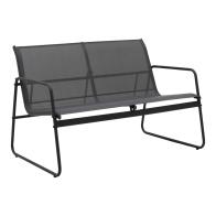 Σαλόνι εξωτερικού χώρου Veranda textilene-μέταλλο σε ανθρακί απόχρωση