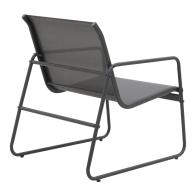 Σαλόνι εξωτερικού χώρου Veranda textilene-μέταλλο σε ανθρακί απόχρωση