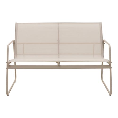 Σαλόνι εξωτερικού χώρου Veranda textilene-μέταλλο σε cappuccino απόχρωση