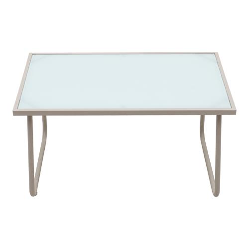 Σαλόνι εξωτερικού χώρου Veranda textilene-μέταλλο σε cappuccino απόχρωση