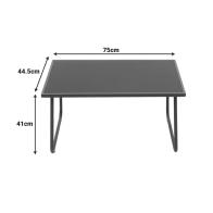 Σαλόνι εξωτερικού χώρου Veranda textilene-μέταλλο σε cappuccino απόχρωση