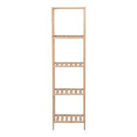 Ραφιέρα δαπέδου Zendia pakoworld ξύλο ελάτου σε φυσική απόχρωση 35x30x130εκ