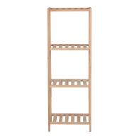 Ραφιέρα δαπέδου Zendia pakoworld ξύλο ελάτου σε φυσική απόχρωση 35x30x100εκ