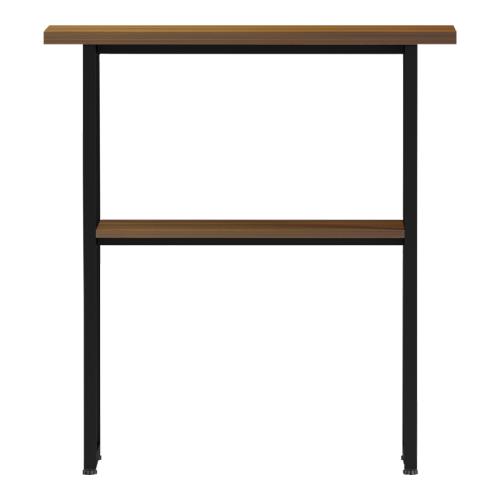 Κονσόλα Solain pakoworld καρυδί-μαύρο μέταλλο 79x29x85εκ