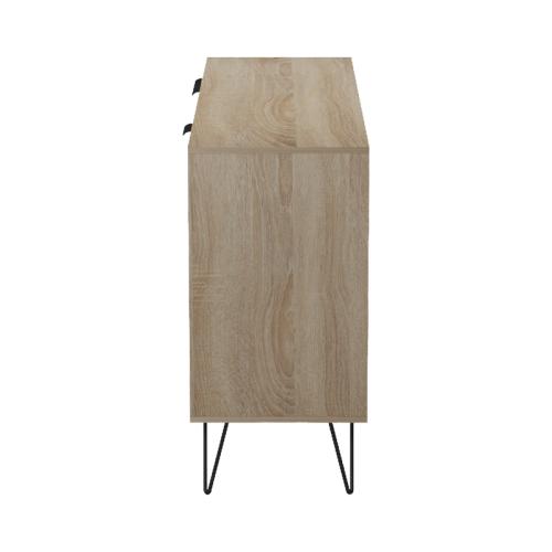 Μπουφές Balain pakoworld sonoma-ανθρακί 142x35.5x83εκ