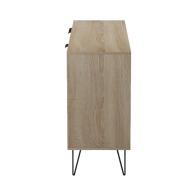 Μπουφές Balain pakoworld sonoma-ανθρακί 142x35.5x83εκ