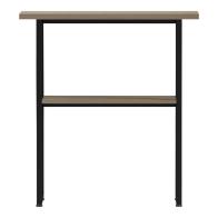 Κονσόλα Solain pakoworld sonoma-μαύρο μέταλλο 79x29x85εκ